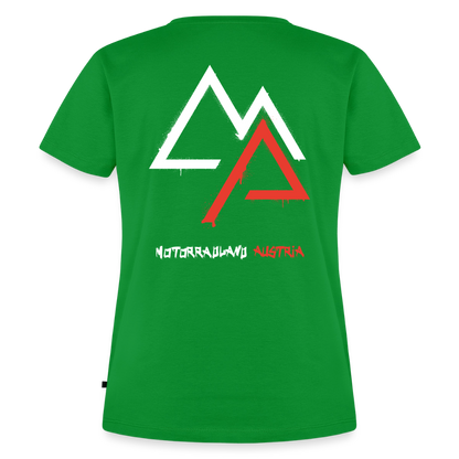 Weil Biken geil ist! Motorrad Damen T-Shirt - Grün