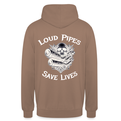 Loud Pipes Hoodie Unisex - Mokka