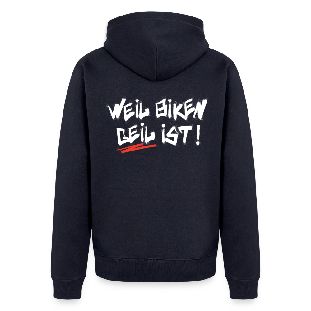 Weil Biken geil ist! Motorrad Zipper Herren - Navy