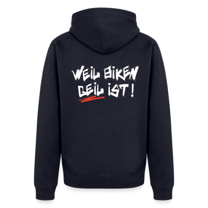 Weil Biken geil ist! Motorrad Zipper Herren - Navy