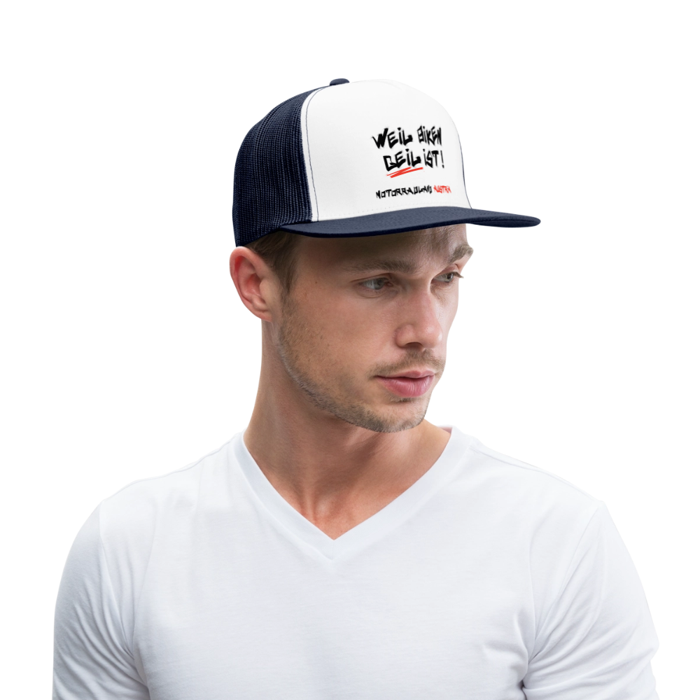 Motorradland Austria Biker Cap - Weiß/Navy