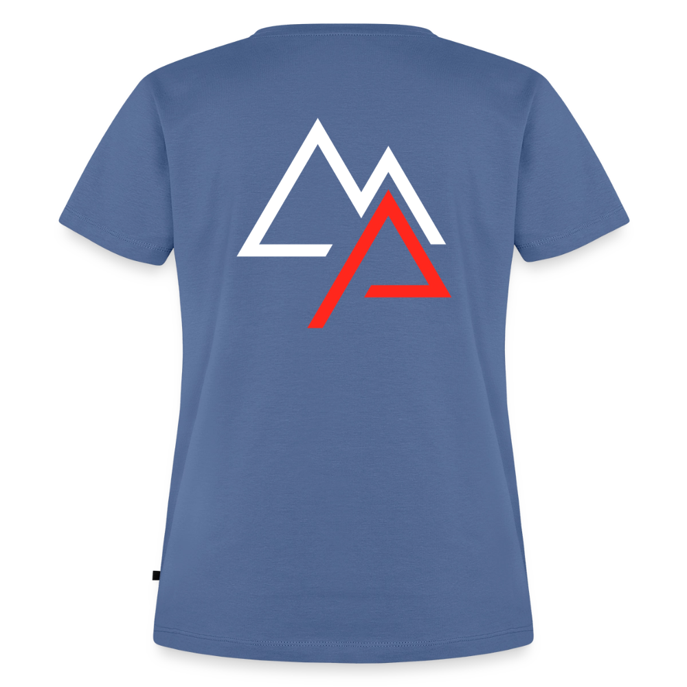 Motorrad T-Shirt Damen - Taubenblau