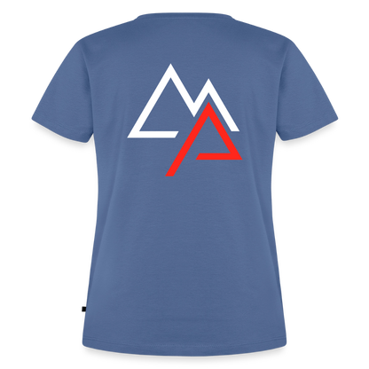 Motorrad T-Shirt Damen - Taubenblau