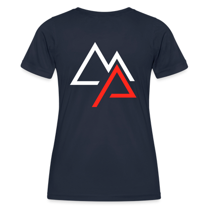 Motorrad Funktions-T-Shirt Damen - Navy
