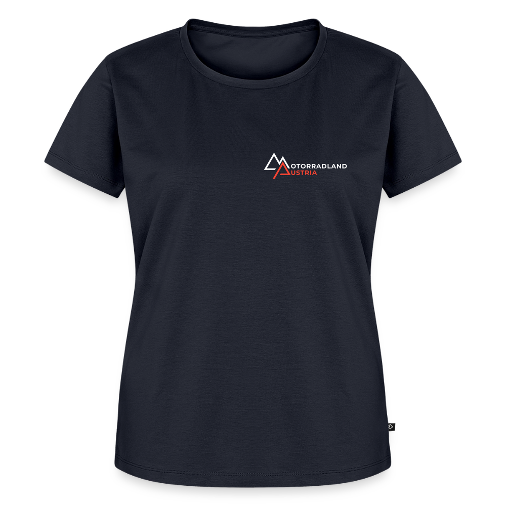 Respect for Bikers Motorrad T-Shirt Damen - Navy