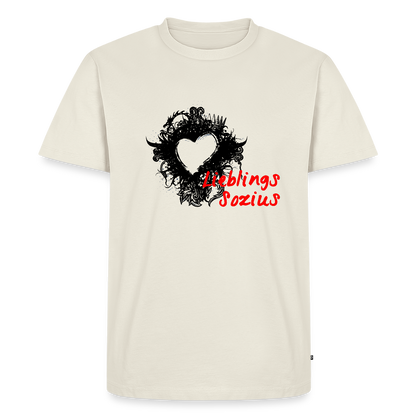 Lieblings Sozius Motorrad T-Shirt - Naturweiß