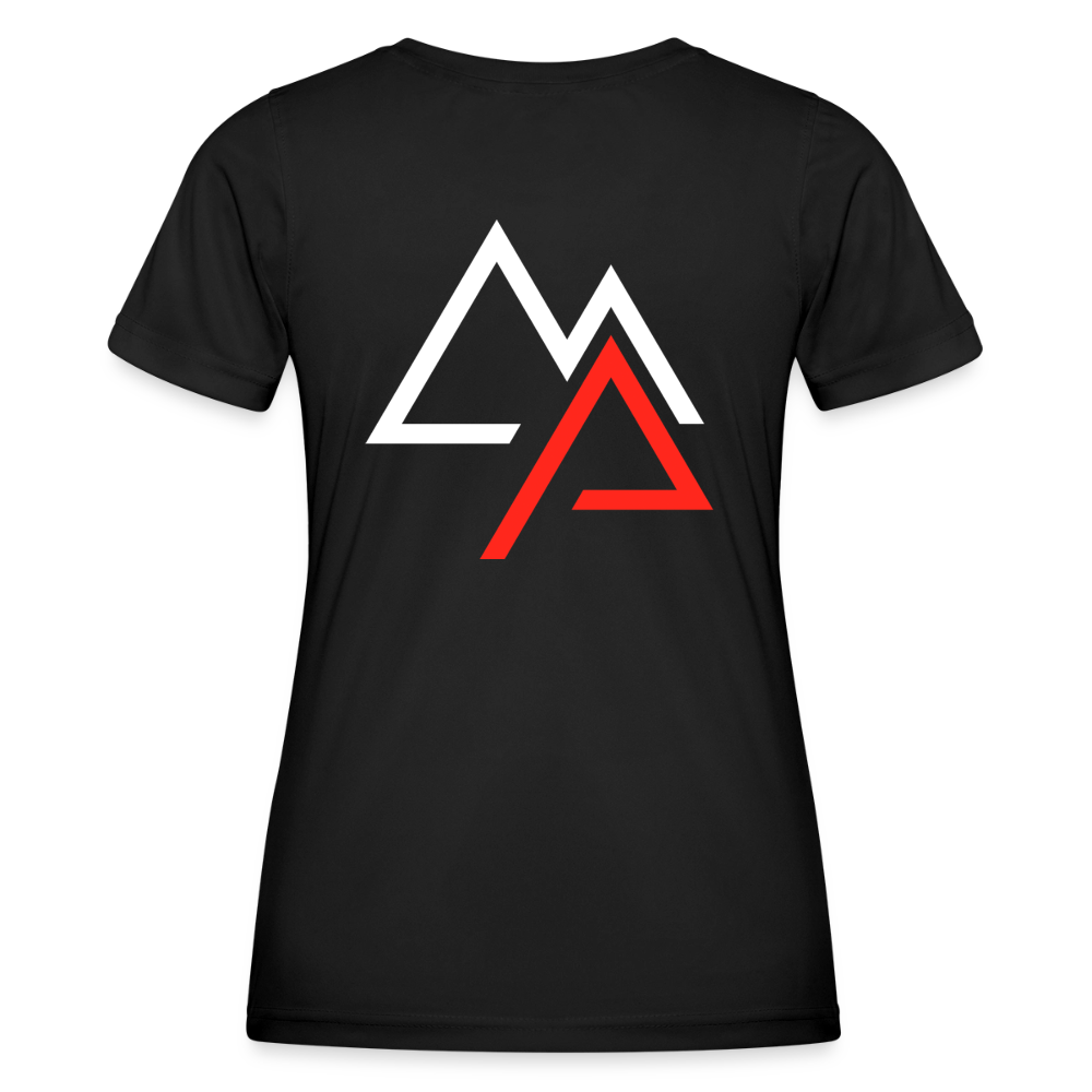 Motorrad Funktions-T-Shirt Damen - Schwarz