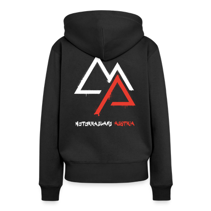 Weil Biken geil ist! Motorrad Hoodie Damen - Schwarz