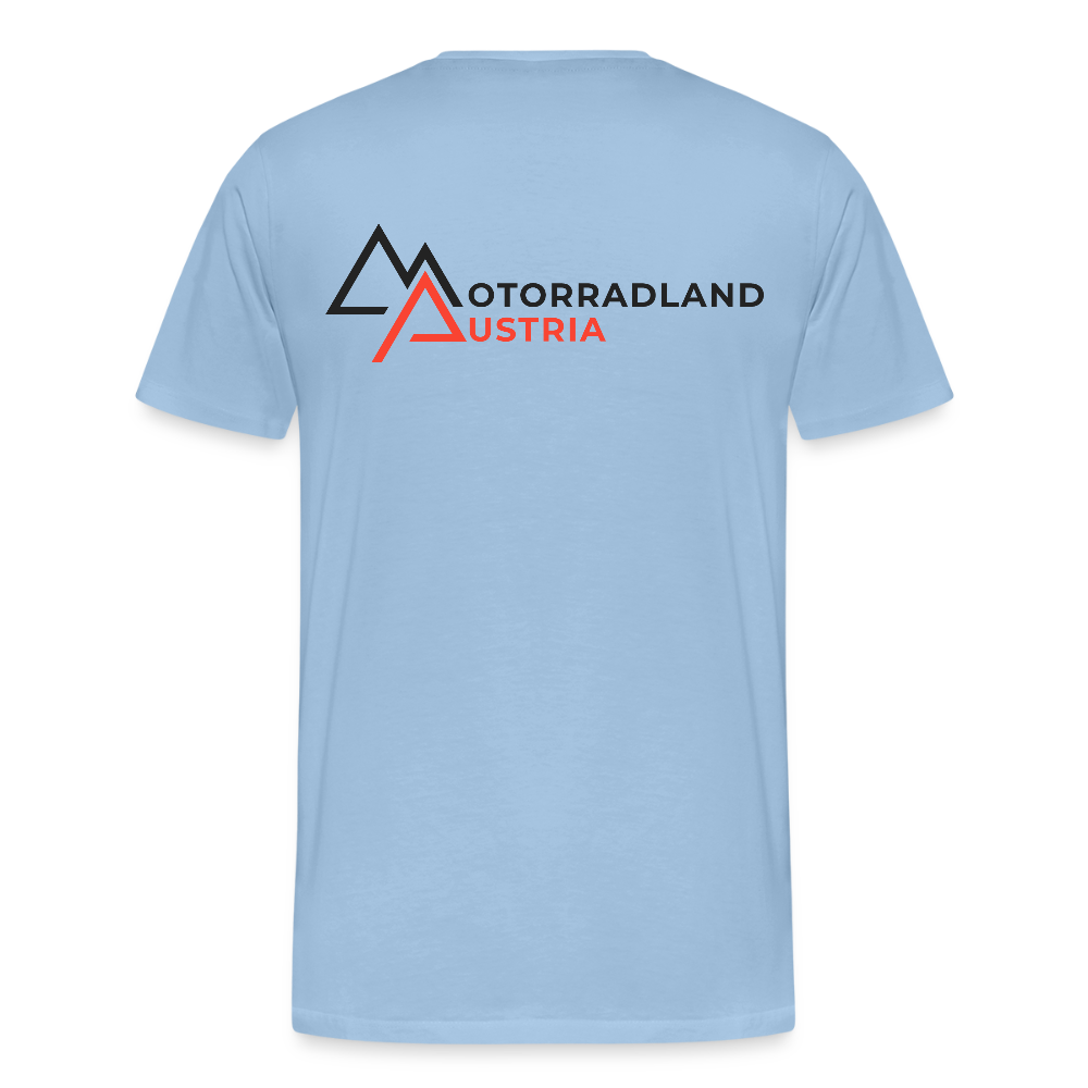 Lieblings Sozius Motorrad T-Shirt - Sky