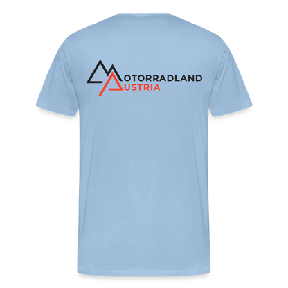 Lieblings Sozius Motorrad T-Shirt - Sky