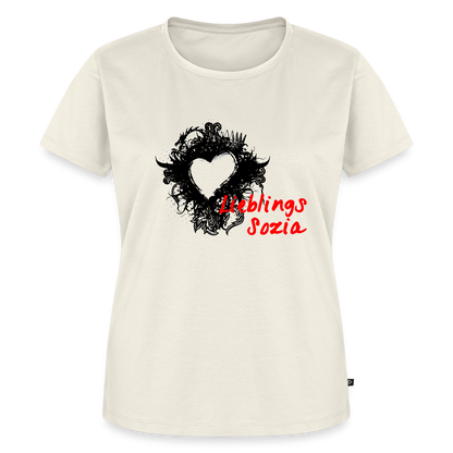 Lieblings Sozia Motorrad T-Shirt - Naturweiß