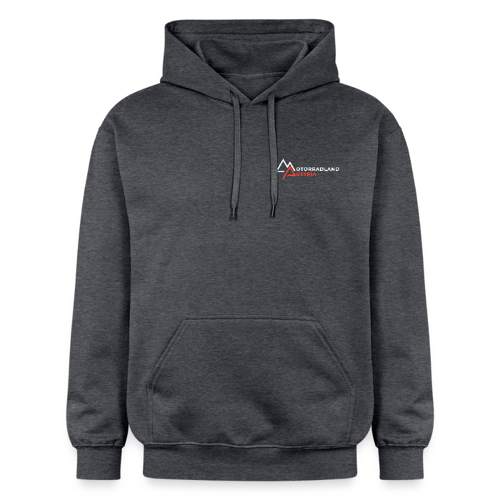 Respect for Bikers Hoodie - Dunkelgrau meliert