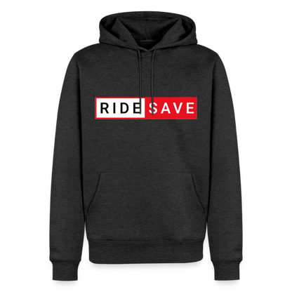 RIDE SAVE Motorrad Hoodie Herren - Anthrazit meliert