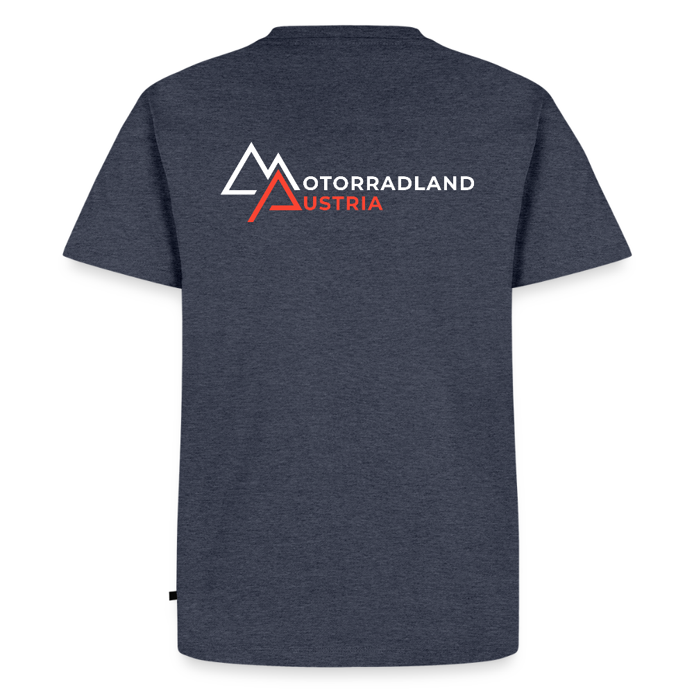 Riding is my Therapy Motorrad T-Shirt - Jeansblau 