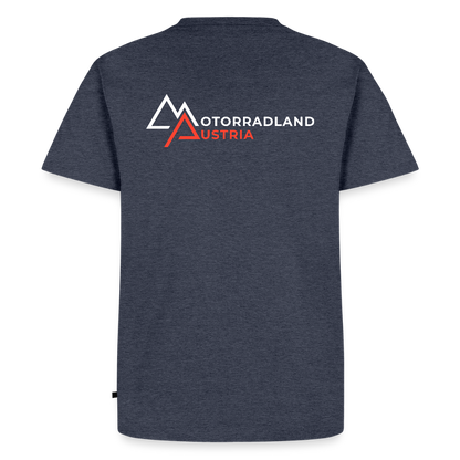 Riding is my Therapy Motorrad T-Shirt - Jeansblau 