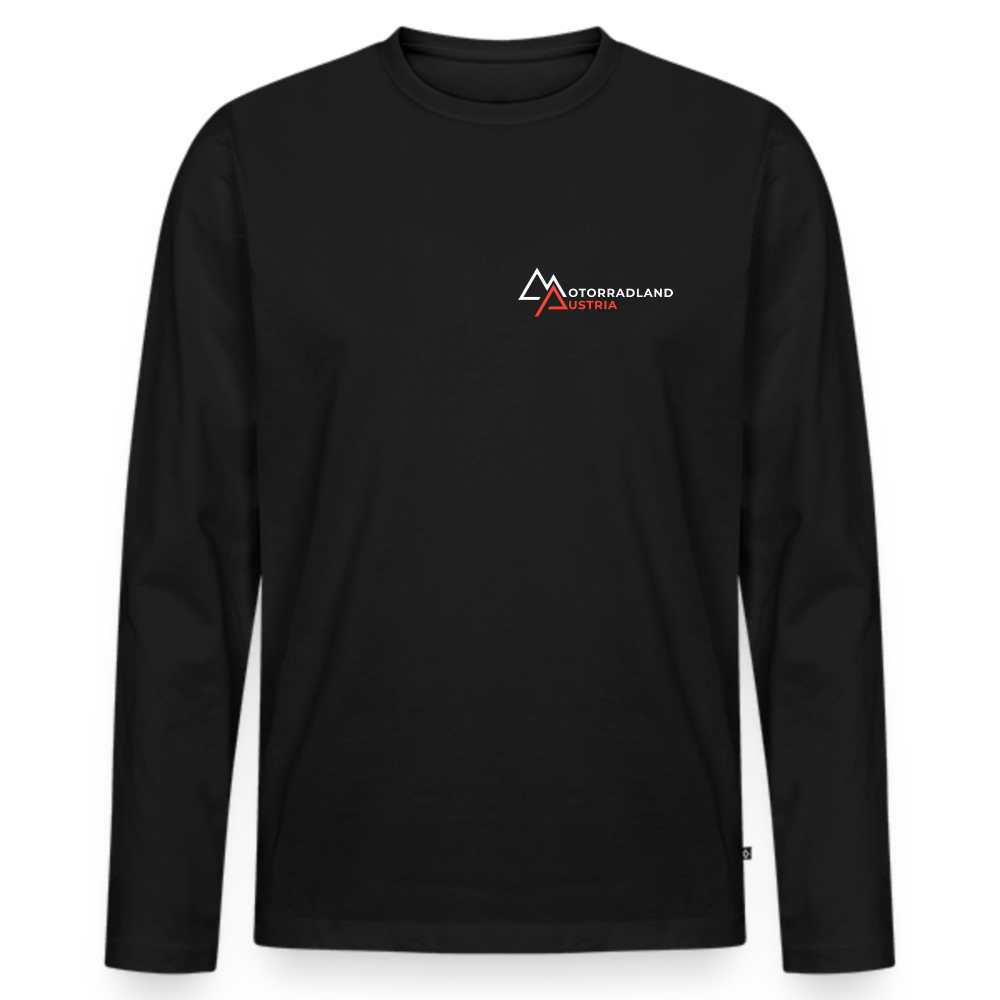 Motorrad Longsleeve Herren - Schwarz