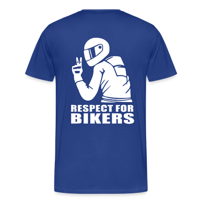 Respect for Bikers T-Shirt - Königsblau