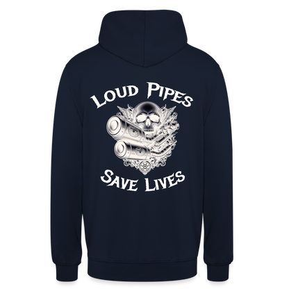 Loud Pipes Hoodie Unisex - Navy