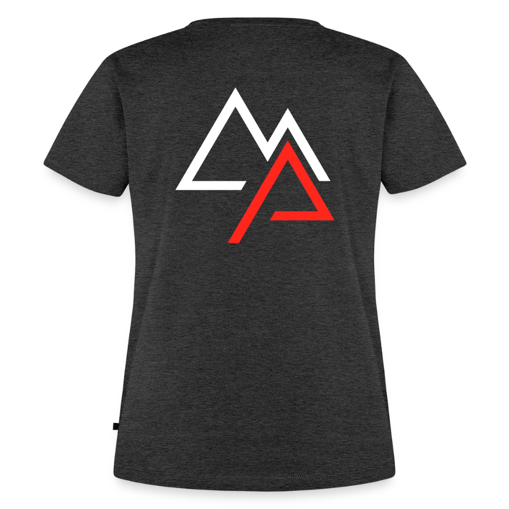 Motorrad T-Shirt Damen - Anthrazit meliert