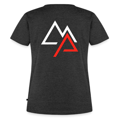 Motorrad T-Shirt Damen - Anthrazit meliert