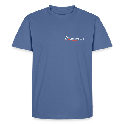 Respect for Bikers T-Shirt - Taubenblau