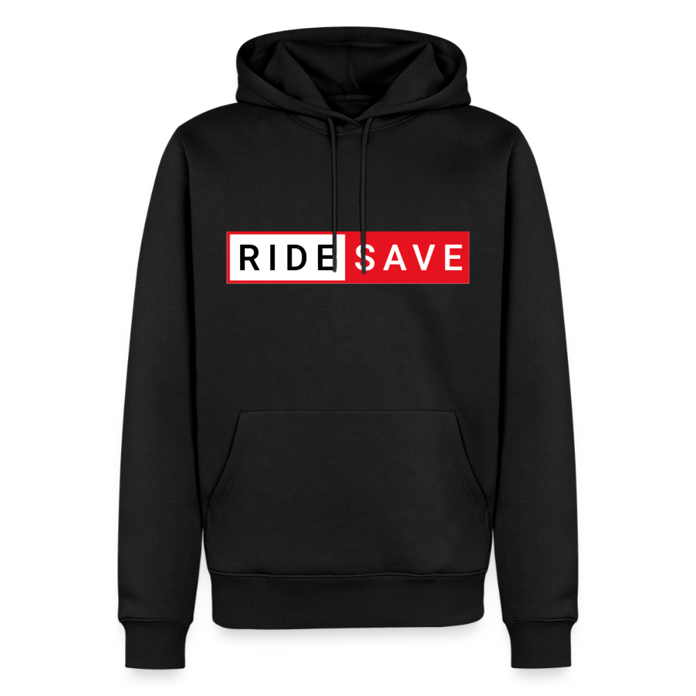 RIDE SAVE Motorrad Hoodie Herren - Schwarz