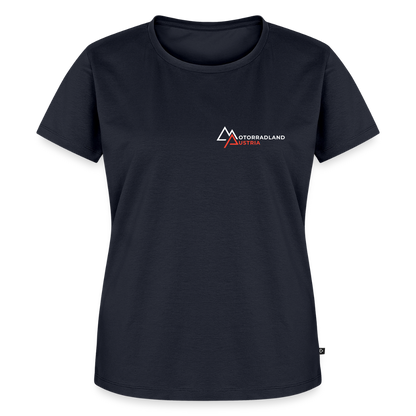 Motorrad T-Shirt Damen - Navy