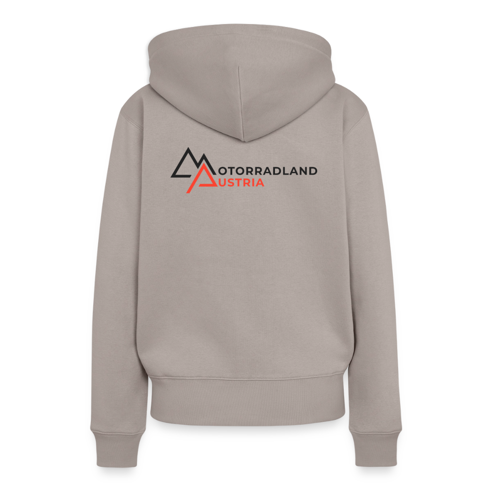 RIDE SAVE Motorrad Hoodie Damen - Taupe