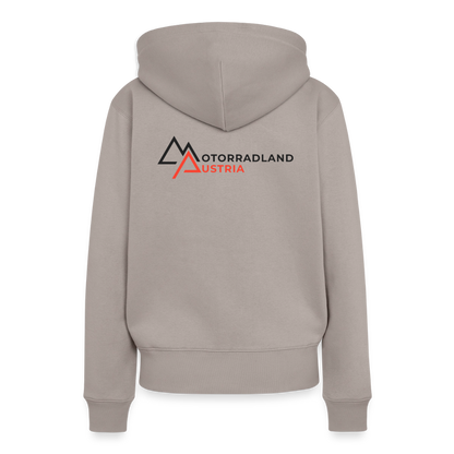 RIDE SAVE Motorrad Hoodie Damen - Taupe