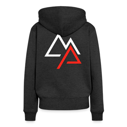 Motorrad Hoodie Damen - Anthrazit meliert