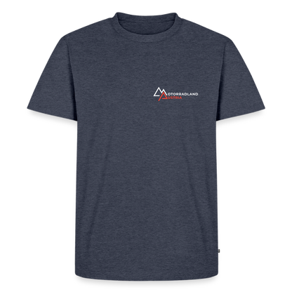 Motorrad T-Shirt Herren - Jeansblau 
