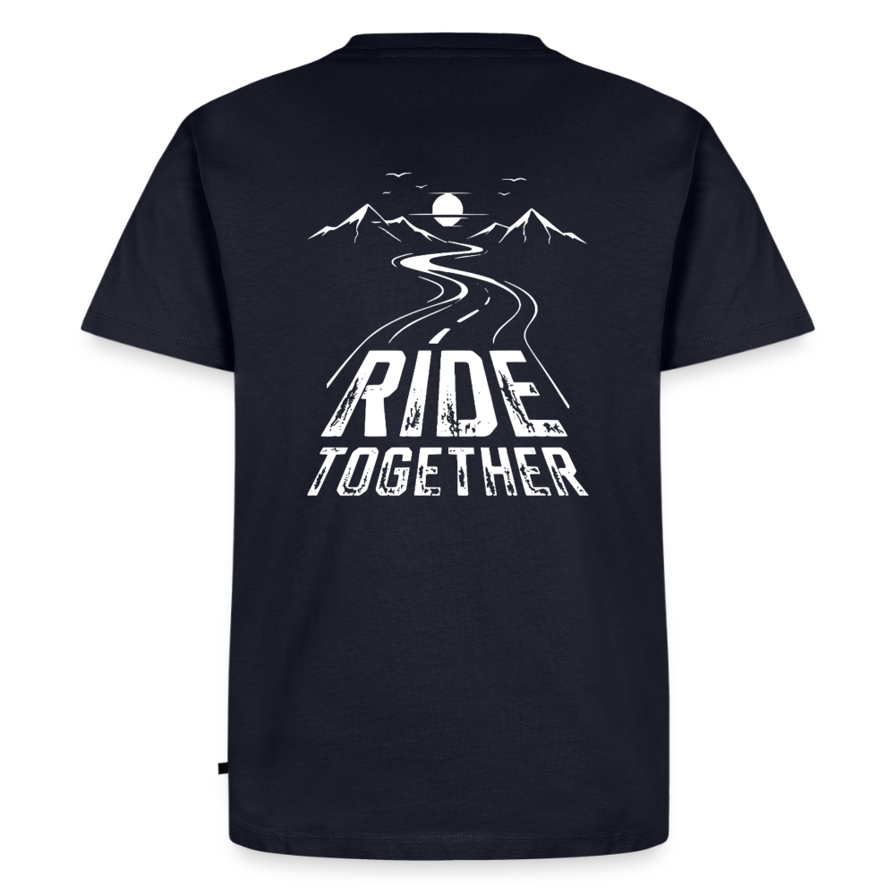 Ride Together Motorrad T-Shirt Herren - Navy