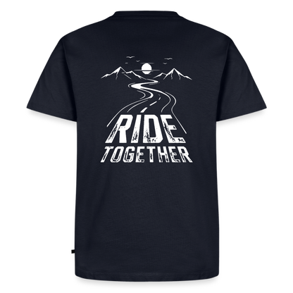 Ride Together Motorrad T-Shirt Herren - Navy