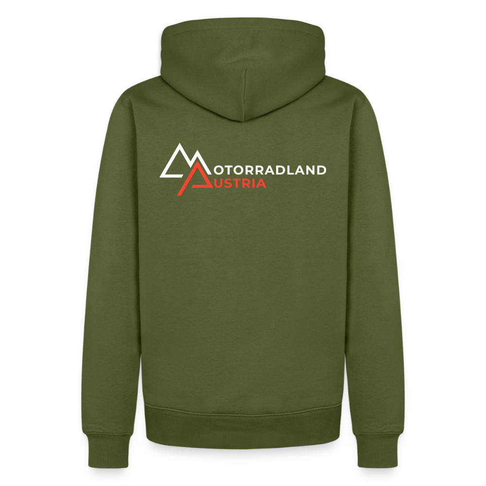 RIDE SAVE Motorrad Hoodie Herren - Khaki