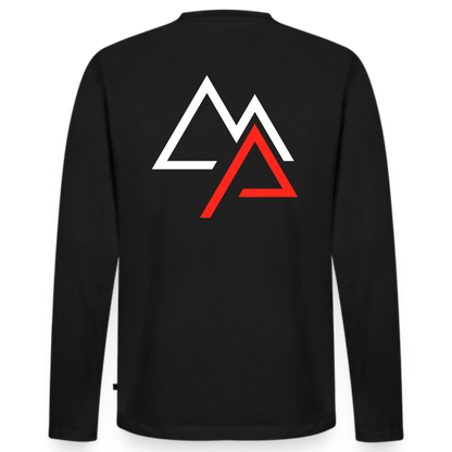 Motorrad Longsleeve Herren - Schwarz