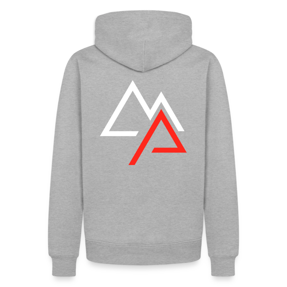 Motorrad Hoodie Herren - Grau meliert