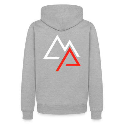 Motorrad Hoodie Herren - Grau meliert