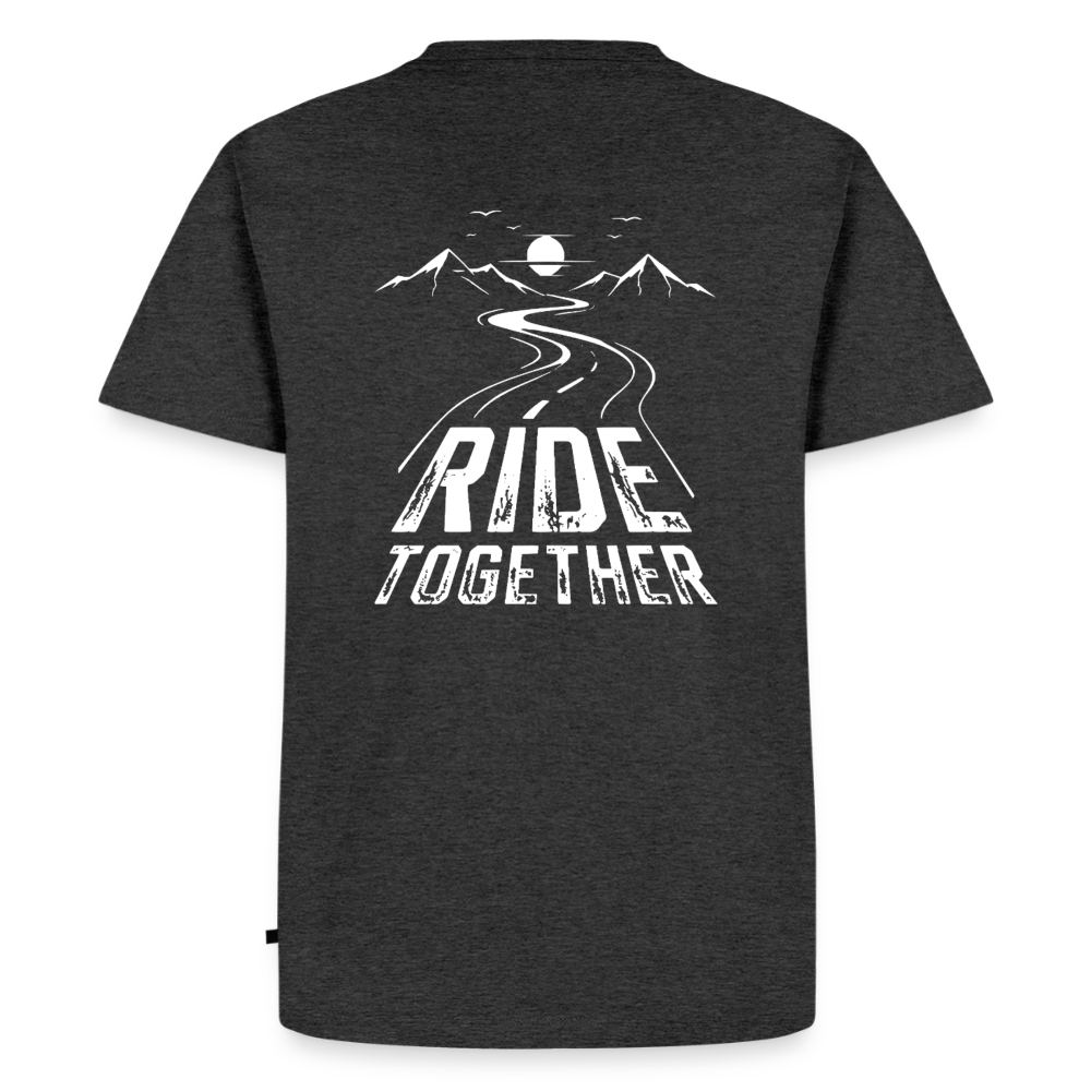 Ride Together Motorrad T-Shirt Herren - Anthrazit meliert