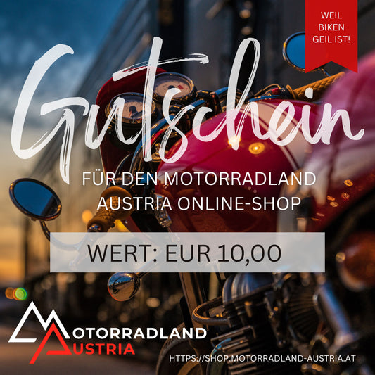 Geschenkgutschein Motorradland Austria