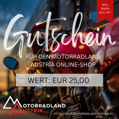 Geschenkgutschein Motorradland Austria