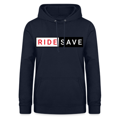 RIDE SAVE Hoodie Women - Navy