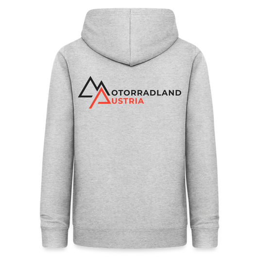RIDE SAVE Hoodie Women - Hellgrau meliert