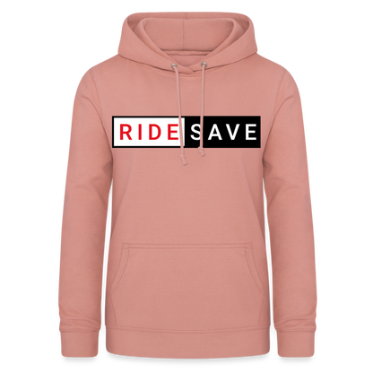 RIDE SAVE Hoodie Women - Altrosa