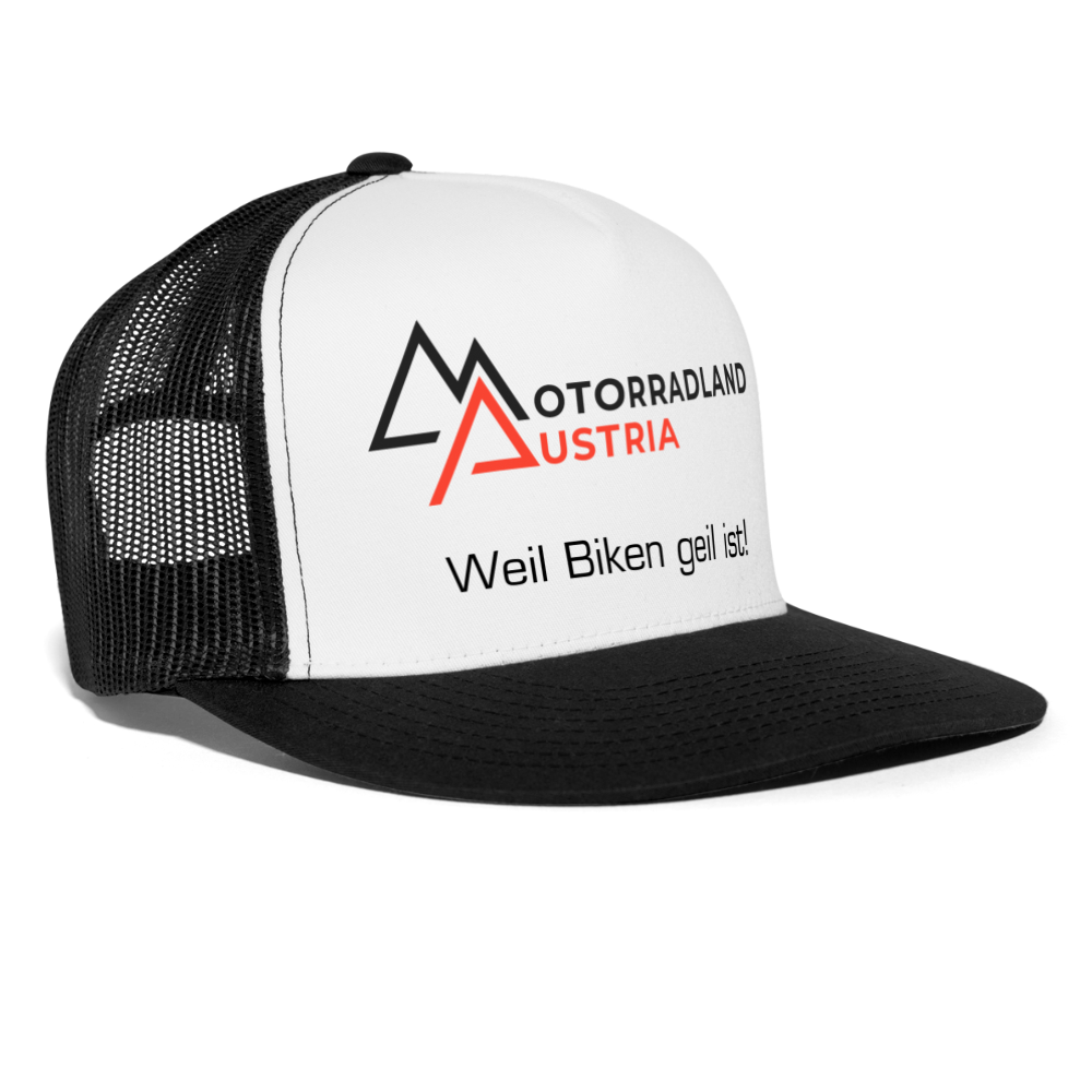 Trucker Cap - Weiß/Schwarz