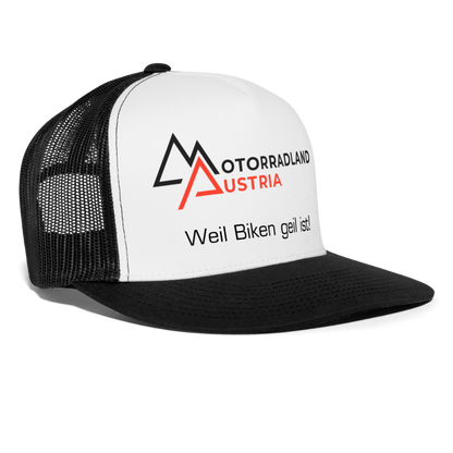 Trucker Cap - Weiß/Schwarz