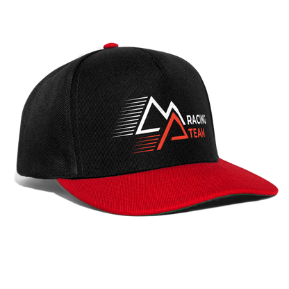 Snapback Cap Racing - Schwarz/Rot