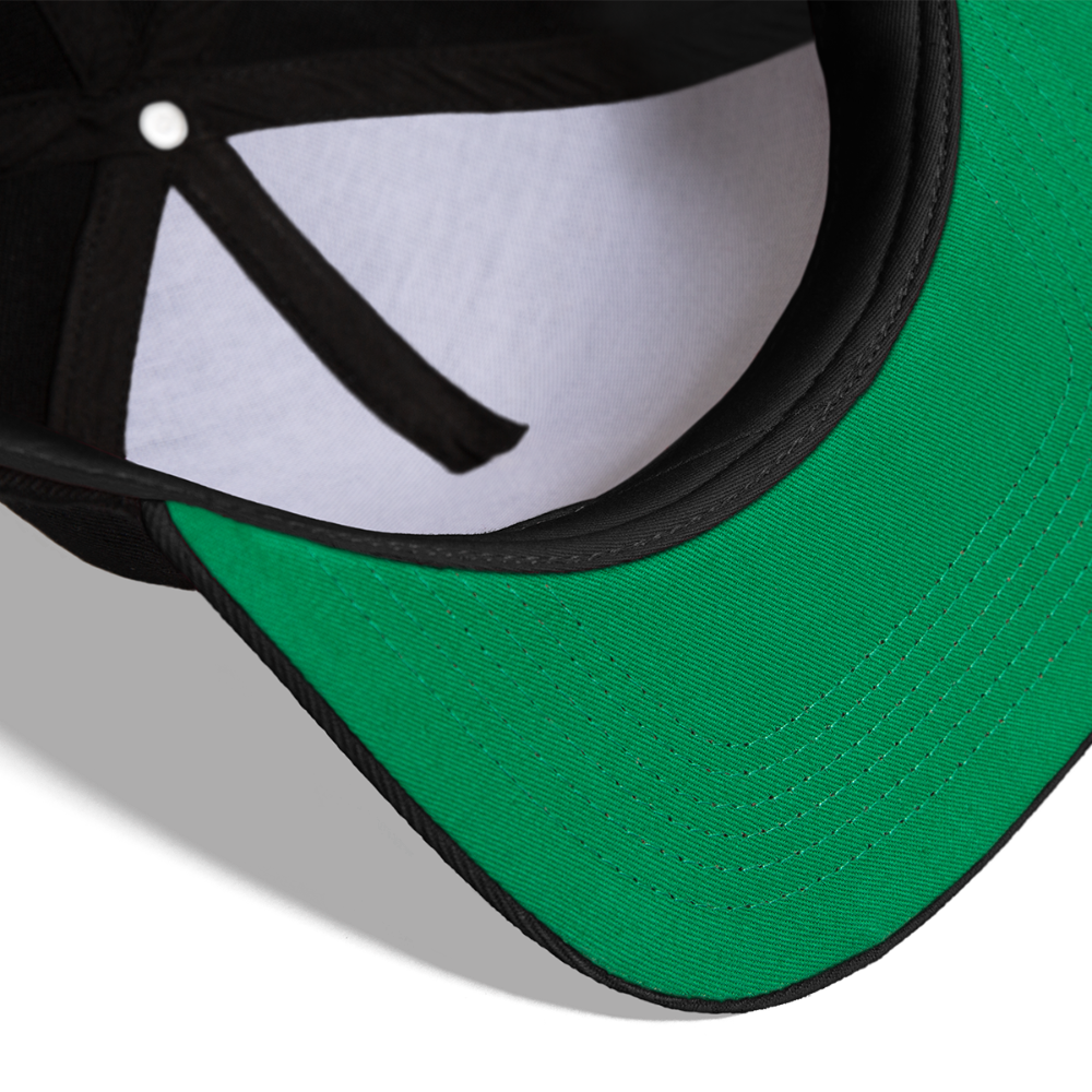 Snapback Cap Racing - Schwarz/Schwarz