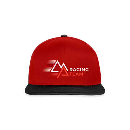 Snapback Cap Racing - Rot/Schwarz
