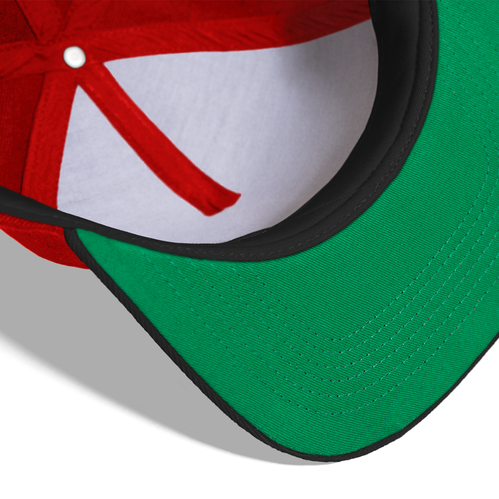 Snapback Cap Racing - Rot/Schwarz