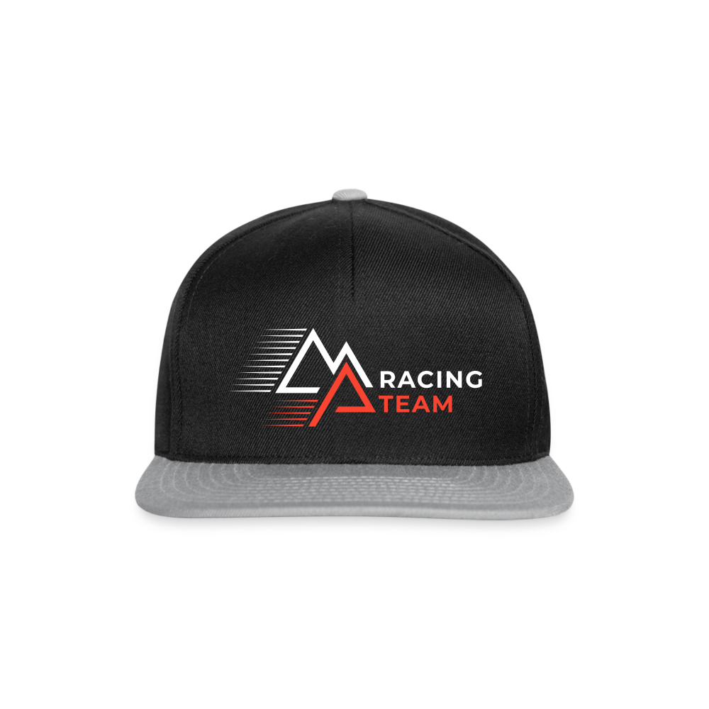 Snapback Cap Racing - Schwarz/Grau